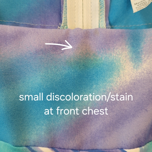 VTG 70s Liberty House Of Hawaii Maxi Dress Size 14 Blue Purple Floral Polyester - Picture 11 of 12